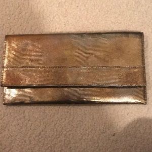 Banana Republic Gold Clutch